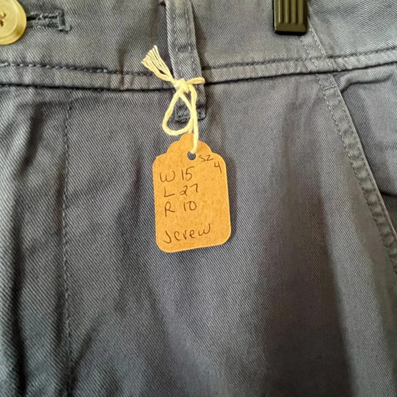 J Crew Smoky Blue Khakis Women’s size 4 - Picture 2 of 14